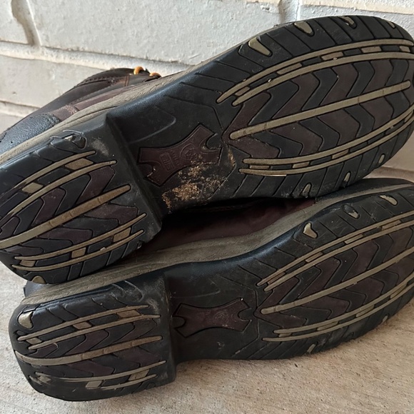 Ariat ATS Terrain H20 Boots Mens Sz 13 D Leather Brown Waterproof Hiking Work - Picture 11 of 12